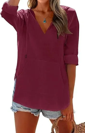 BreezeGlow – Lightweight Hooded Swim Wrap