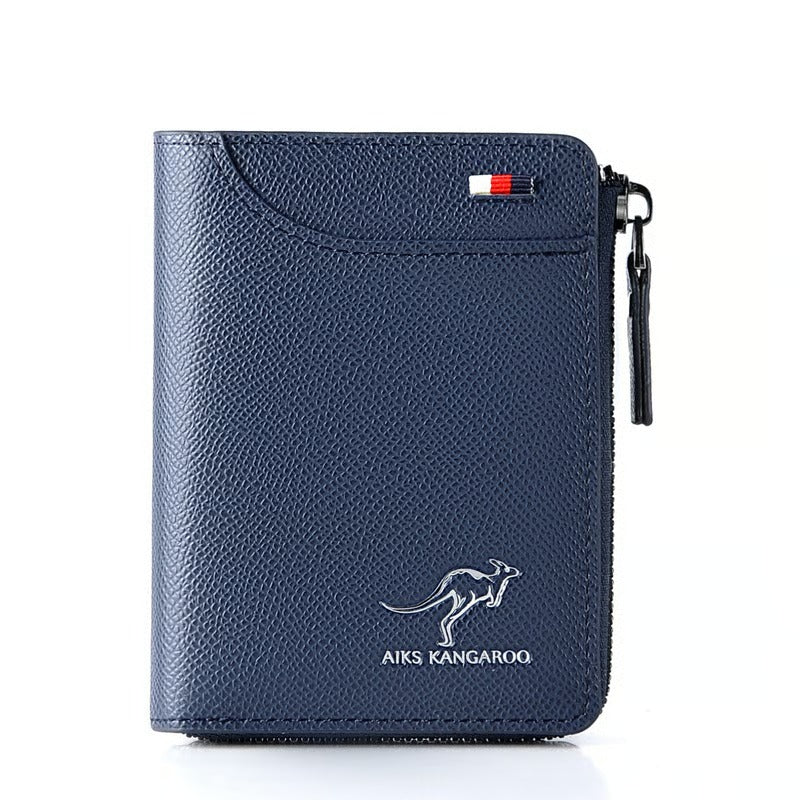 GripLux – Secure Zipper Wallet for Men