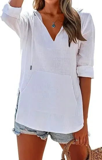 BreezeGlow – Lightweight Hooded Swim Wrap