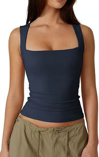ContourSquare – Double Layer Tank for Sculpted Style