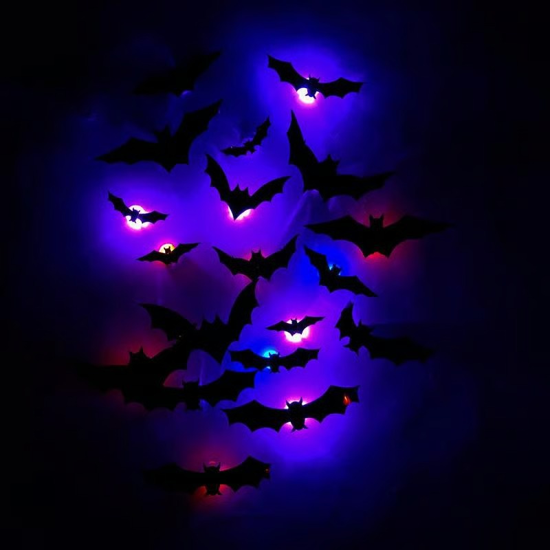HauntGlow – Glowing 3D Bats for Enchanted Walls (12 Pcs Set)