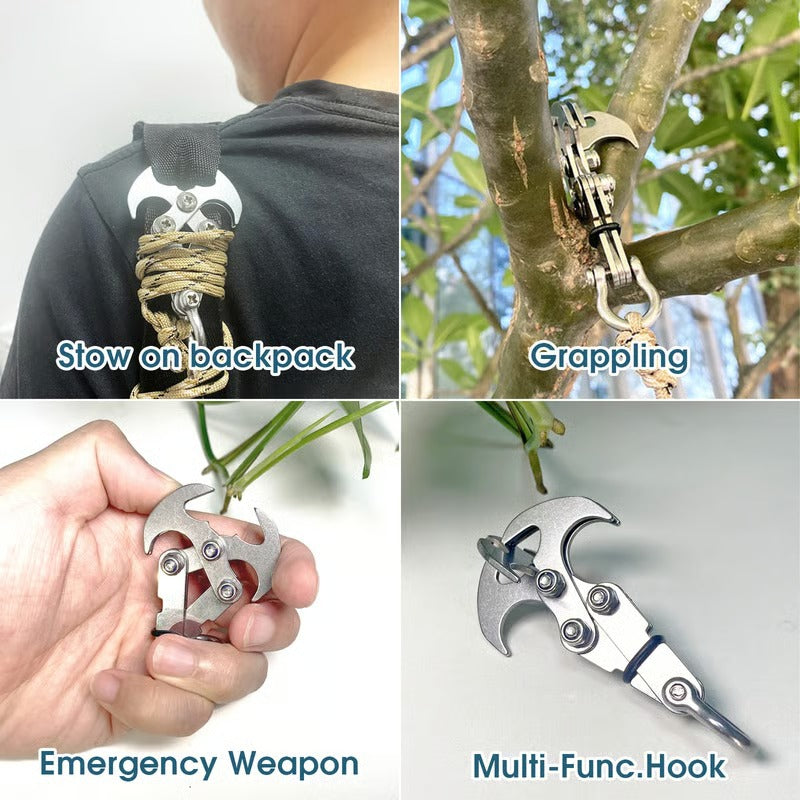 TrekHook – Multifunctional Stainless Steel Carabiner