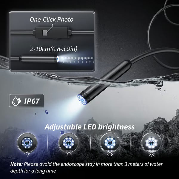 ZoomWand – Portable Phone Compatible Inspection Camera