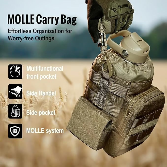 HydraCore – 64oz Insulated Bottle with Straw Lid