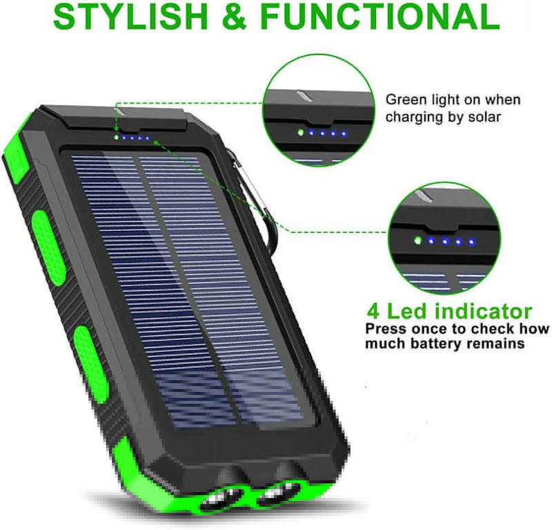VoltSurge – Rugged Solar Power Bank