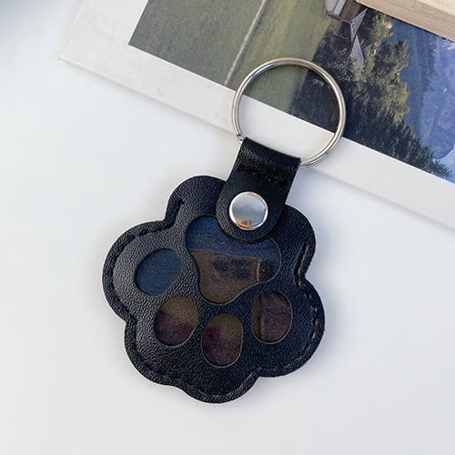 PawLuxe – Leather Pet Paw Keychain Charm