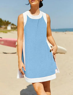 SunStripe – Color Block Casual Lounge Set