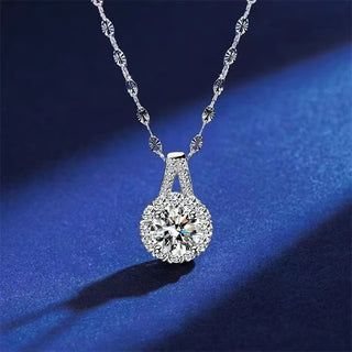 SunLustre – Sterling Silver Sunflower Pendant