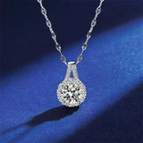 SunLustre – Sterling Silver Sunflower Pendant