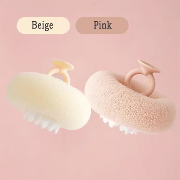 BloomScrub – Soft Sunflower Suction Bath Ball