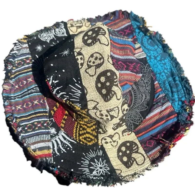 MystiCap – Multicolor Mushroom Pocket Hat
