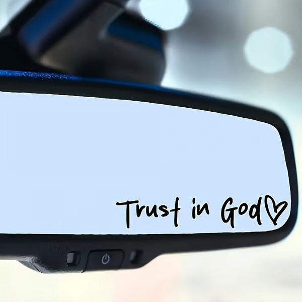GraceMirror – Inspirational Car Stickers with Christian Message