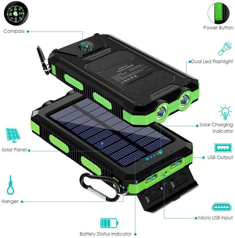 VoltSurge – Rugged Solar Power Bank