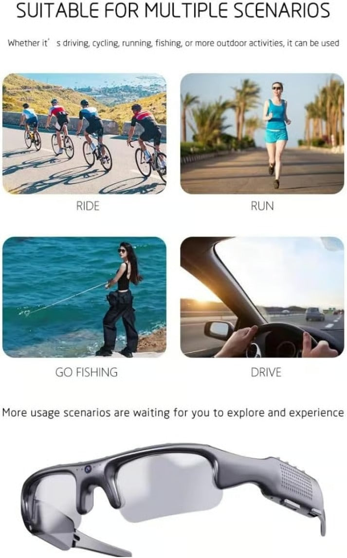 VisionEdge – HD Smart Camera Sports Glasses