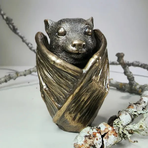 EchoVault – Bronze Bat Wing Jewelry Box