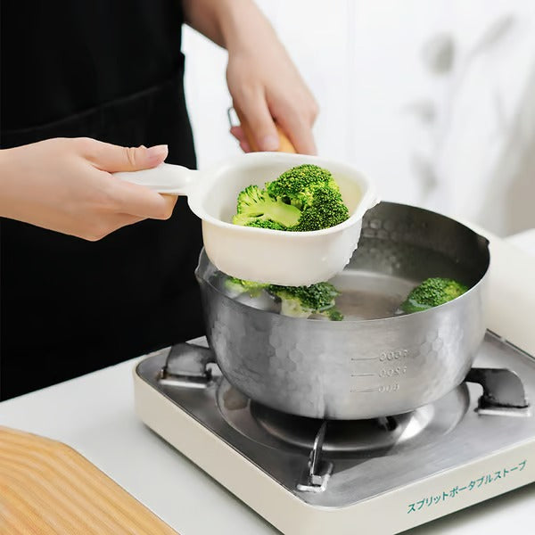 DrainNest – Dual Layer Strainer with Handle