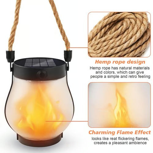 LumaFlare – Dancing Flame Solar Light Lanterns