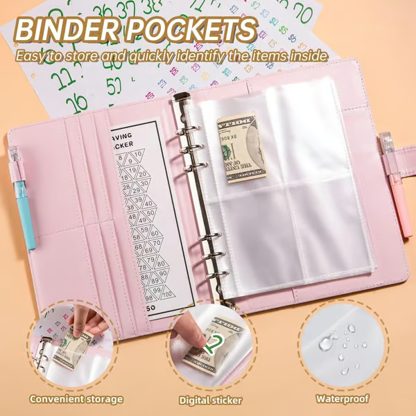 SaveWise – 100 Envelope Budgeting Challenge Book