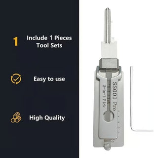 KeyCrack – Stainless Steel Master Decoder Tool