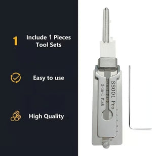 KeyCrack – Stainless Steel Master Decoder Tool
