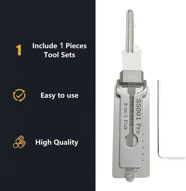 KeyCrack – Stainless Steel Master Decoder Tool