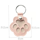 PawLuxe – Leather Pet Paw Keychain Charm