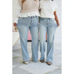 RetroLift – High Rise Vintage Straight Leg Jeans