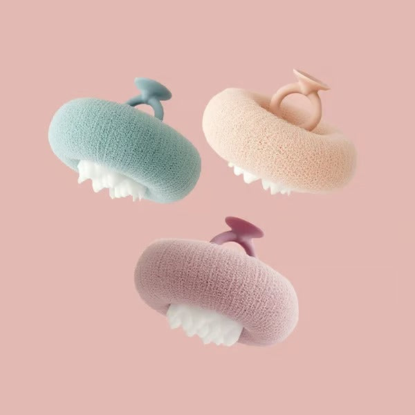 BloomScrub – Soft Sunflower Suction Bath Ball