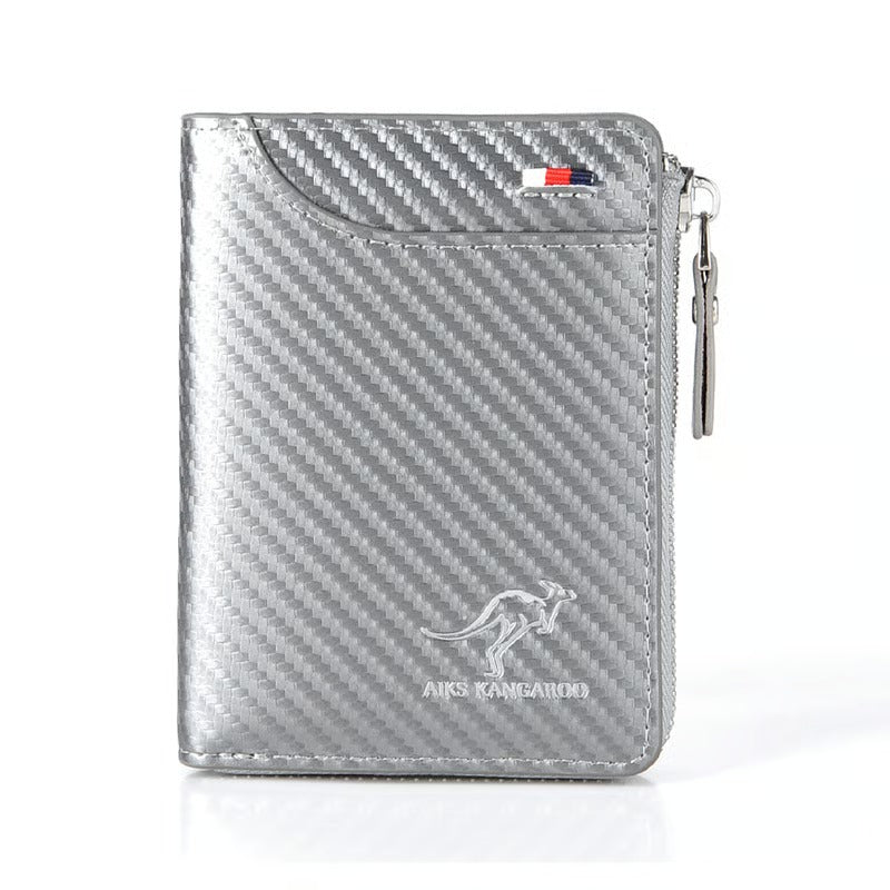 GripLux – Secure Zipper Wallet for Men