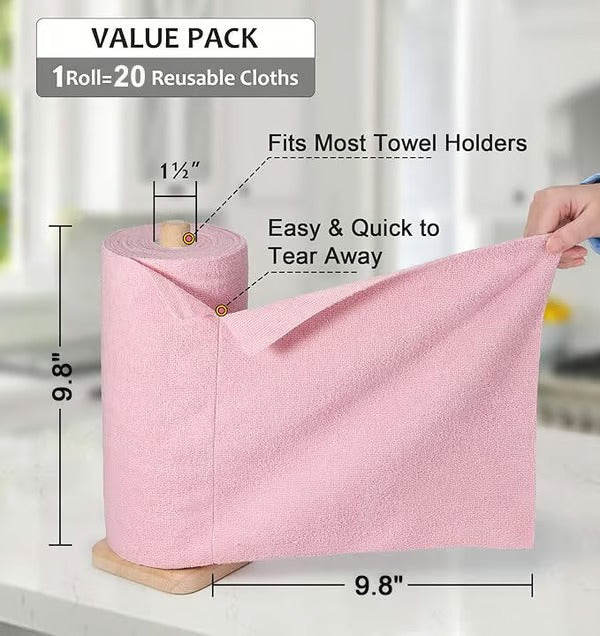 EcoDrape – Washable Microfiber Towel Roll