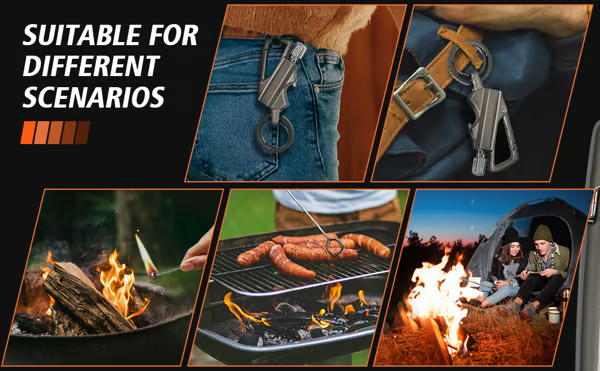 EverSpark – Permanent Match Keychain Survival Tool