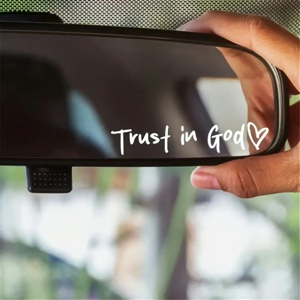 GraceMirror – Inspirational Car Stickers with Christian Message