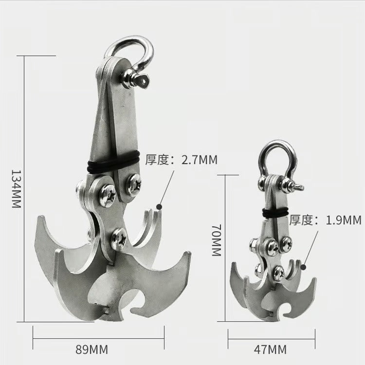 TrekHook – Multifunctional Stainless Steel Carabiner