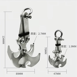 TrekHook – Multifunctional Stainless Steel Carabiner