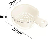 DrainNest – Dual Layer Strainer with Handle