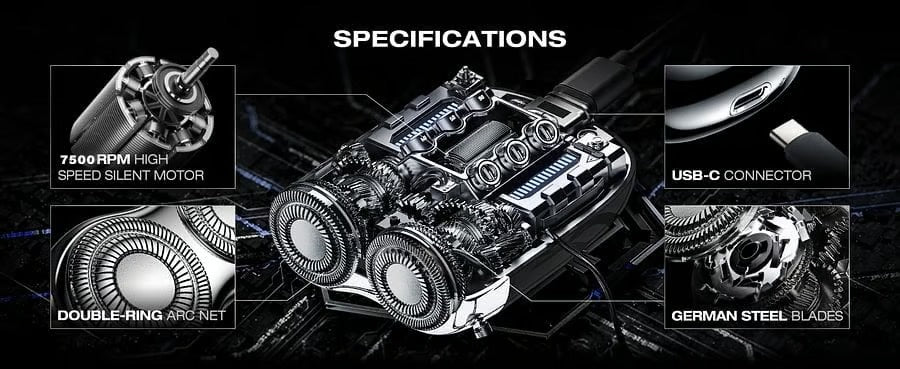 SmoothEdge – USB Rechargeable Pocket Mini Shaver