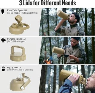 HydraCore – 64oz Insulated Bottle with Straw Lid