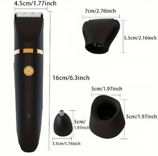TrimGuard – 3 in 1 Waterproof Body & Groin Trimmer for Men