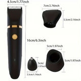 TrimGuard – 3 in 1 Waterproof Body & Groin Trimmer for Men
