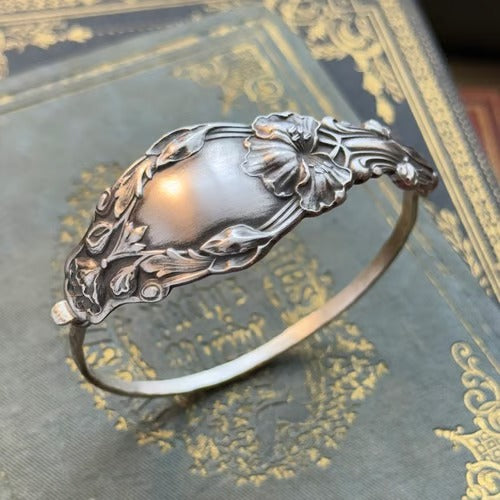 SpoonCrest – Handcrafted Sterling Wrap Bracelet