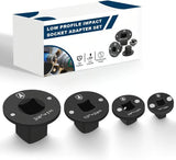 TorqueFit – Low Profile Impact Socket Adapter Set (4PC)