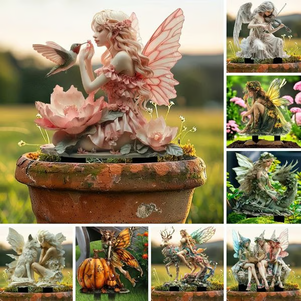 BohoBloom – Enchanted Fairy Flower Pot Decor