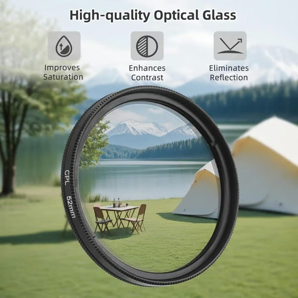 ClearView – 52mm Polarized Smartphone Camera Lens