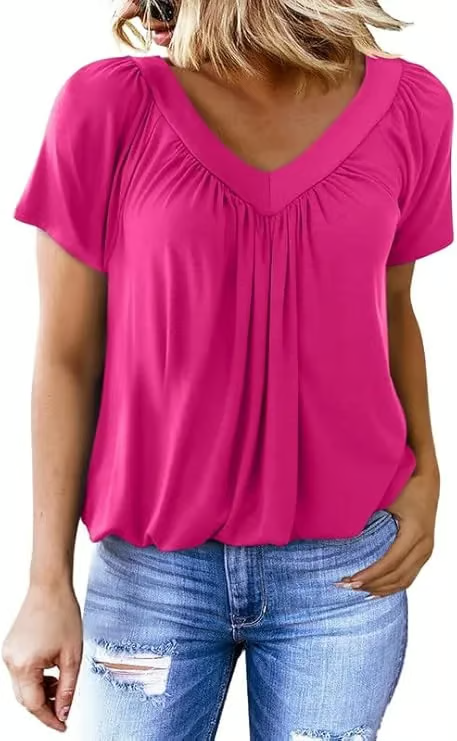 GlowSoft – Casual Short Sleeve Essential