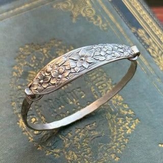SpoonCrest – Handcrafted Sterling Wrap Bracelet