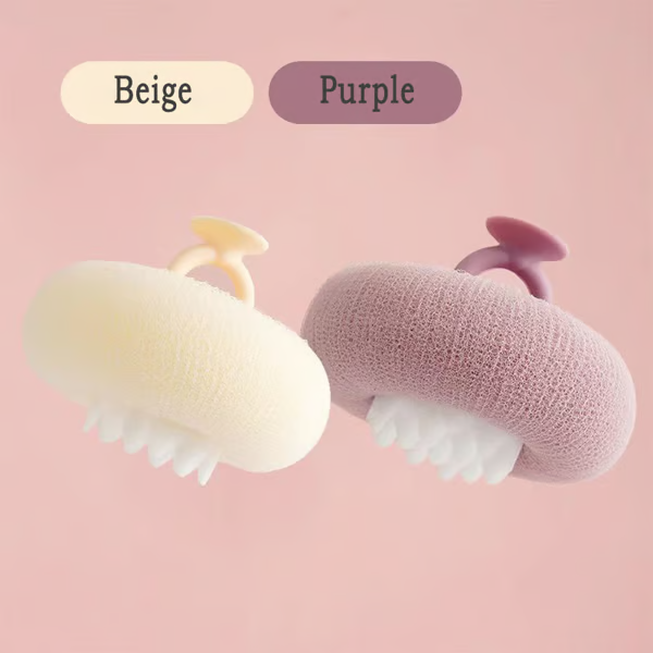 BloomScrub – Soft Sunflower Suction Bath Ball