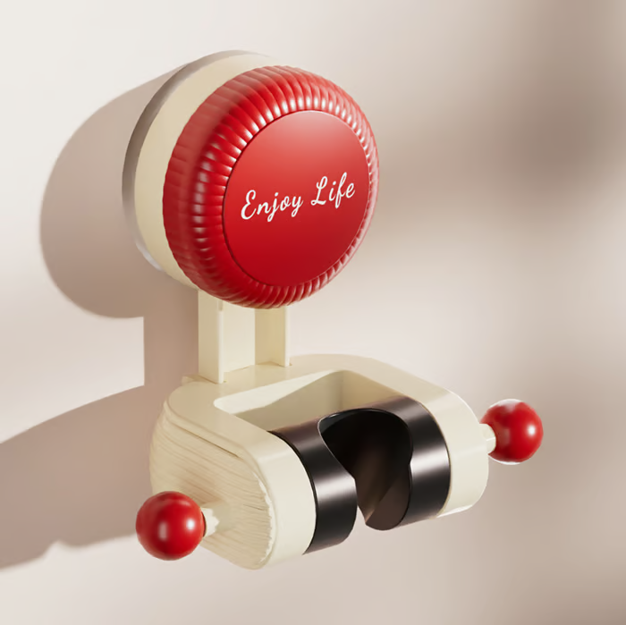 FlexiHold – Adjustable Suction Shower Head Holder