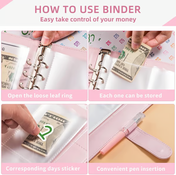 SaveWise – 100 Envelope Budgeting Challenge Book