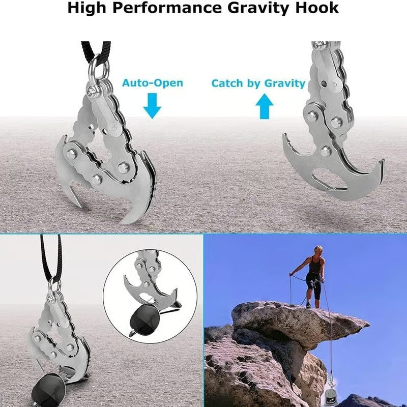 TrekHook – Multifunctional Stainless Steel Carabiner