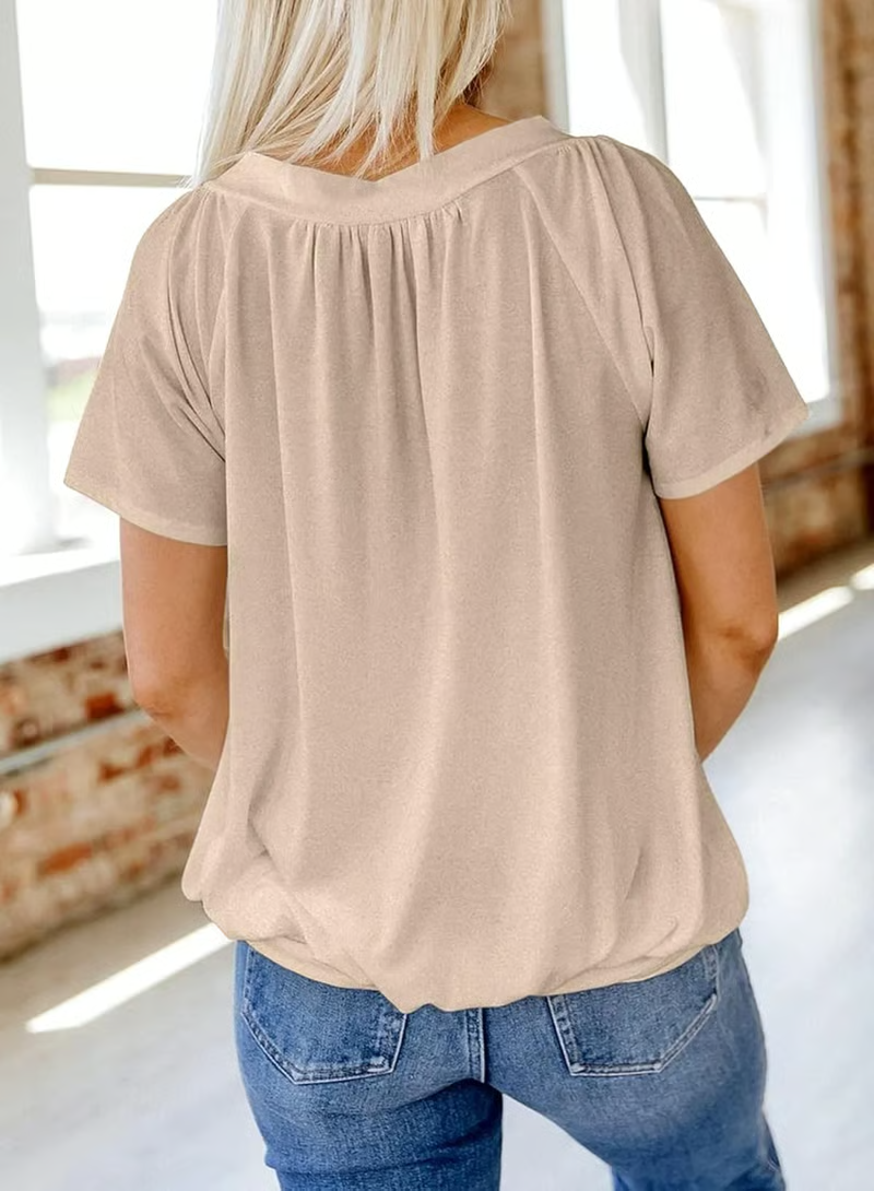 GlowSoft – Casual Short Sleeve Essential